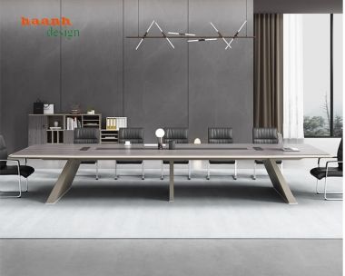 Bàn họp gỗ công nghiệp, sản phẩm cho văn phòng hiện đại-PHH 006