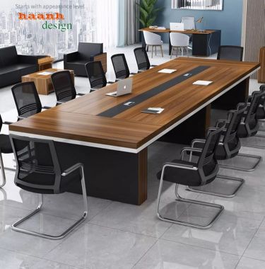 Bàn họp văn phòng gỗ công nghiệp tiện ích và chuyên nghiệp PHH 005