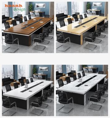 Bàn họp văn phòng gỗ công nghiệp tiện ích và chuyên nghiệp PHH 005