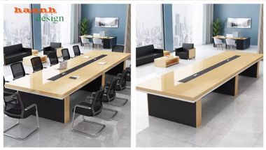 Bàn họp văn phòng gỗ công nghiệp tiện ích và chuyên nghiệp PHH 005