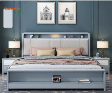 Đem lại sự thoải mái với giường ngủ gỗ hiện đại-DNH 007