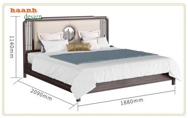 Giường ngủ gỗ tự nhiên - Sự lựa chọn hoàn hảo cho không gian-DNH 005