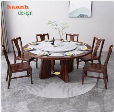 Bàn Ghế Ăn Gỗ Giả Cổ Nét Hoài Cổ Sang Trọng Cho Không Gian Bếp-BGG 003