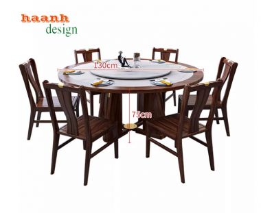 Bàn ghế ăn gỗ óc chó hiện đại chất lượng và tiện ích BGA 002