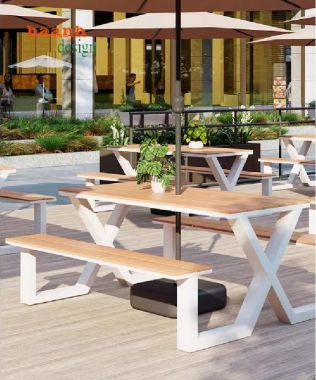 Sắp xếp bàn ghế cafe ngoài trời để thu hút khách hàng-NTG 020