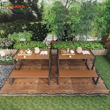 Khám Phá Thế Giới Bàn Ghế Ngoài Trời Sắt Gỗ-NTG 015