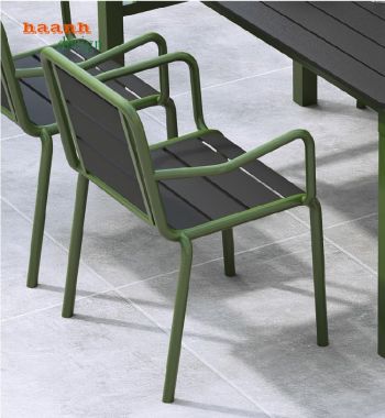 Chọn lựa bàn ghế sắt gỗ ngoài trời cho sân vườn-NTG 019