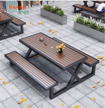 Top mẫu bàn ghế ngoài trời sắt gỗ bền đẹp dẫn đầu xu hướng-NTG 023