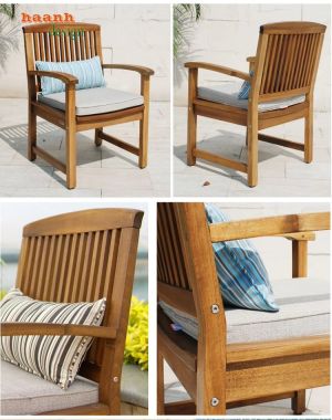 Bàn ghế gỗ Teak sân vườn ngoài trời BGT 010