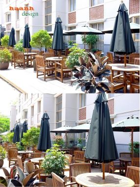 Bàn ghế gỗ Teak sân vườn ngoài trời BGT 010