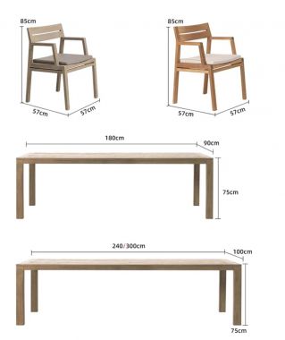 Bàn ghế gỗ Teak ngoài trời chất lượng cao BGT 007