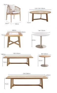 Bàn ghế sân vườn gỗ Teak tự nhiên đẹp và bền lâu BGT 008