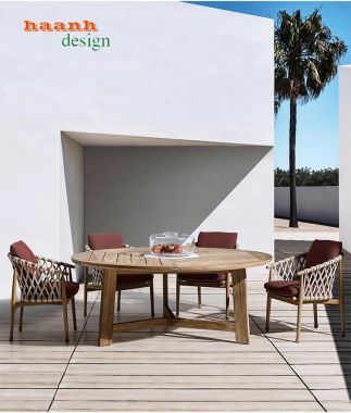 Bàn ghế sân vườn gỗ Teak tự nhiên đẹp và bền lâu BGT 008