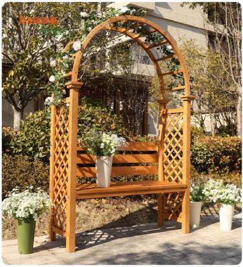 Bền bỉ và đẹp mắt, ghế gỗ sân vườn cho mọi gia đình-BGT 018