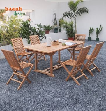 Ghế gỗ sân vườn gỗ Teak – Phù hợp mọi không gian ngoài trời-BGT 019