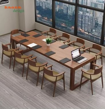 Khám phá bàn ghế hội nghị cao cấp bằng gỗ sồi tự nhiên-PHH 015