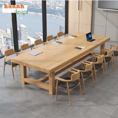 Tìm Hiểu Lợi Ích Của Bàn Họp Gỗ Tự Nhiên-PHH 007