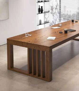 Bàn ghế hội nghị gỗ tự nhiên bền đẹp, giá tận xưởng-PHH 011