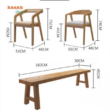 Thiết kế bàn họp gỗ sồi tự nhiên cho văn phòng hiện đại-PHH 009