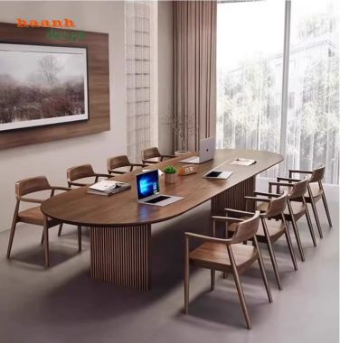 Khám phá mẫu bàn họp hội trường gỗ tự nhiên cao cấp – Đẳng cấp-PHH014