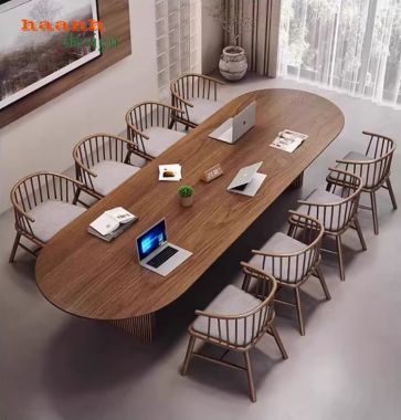 Khám phá mẫu bàn họp hội trường gỗ tự nhiên cao cấp – Đẳng cấp-PHH014