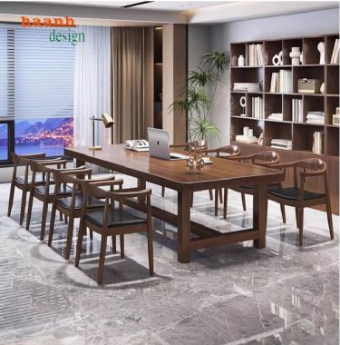 Những xu hướng thiết kế bàn họp văn phòng bằng gỗ năm 2023-PHH 010