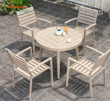 Mẫu bàn ghế sắt sơn tĩnh điện ngoài trời, sân vườn BGS 002