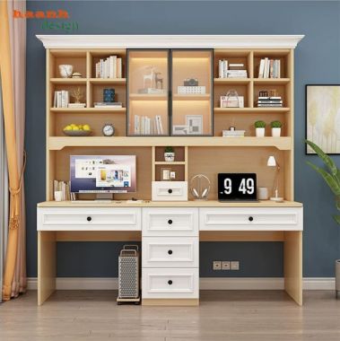 Bàn Học Đôi Cho Bé Hiện Đại Đẹp Cho Không Gian Học Tập-BHC 007
