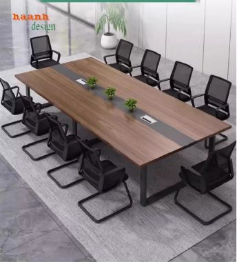 Bàn họp chân sắt – Giải pháp nội thất văn phòng tối ưu-BHS 013