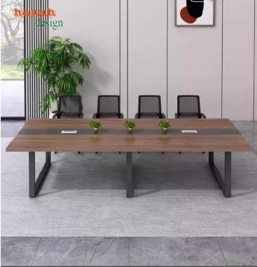 Bàn họp chân sắt – Giải pháp nội thất văn phòng tối ưu-BHS 013