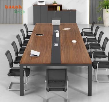 Bàn họp chân sắt – Giải pháp nội thất văn phòng tối ưu-BHS 013