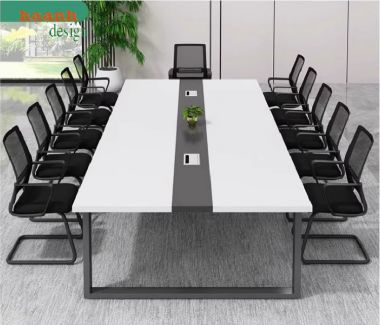 Bàn họp chân sắt – Giải pháp nội thất văn phòng tối ưu-BHS 013