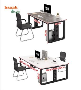 Đẳng cấp bàn họp chân sắt mặt gỗ cho văn phòng hiện đại-BHS 006