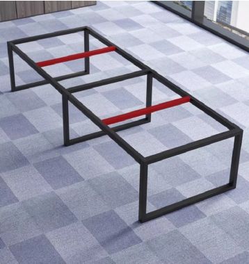 Đẳng cấp với bàn họp chân sắt mặt gỗ công nghiệp-BHS 007