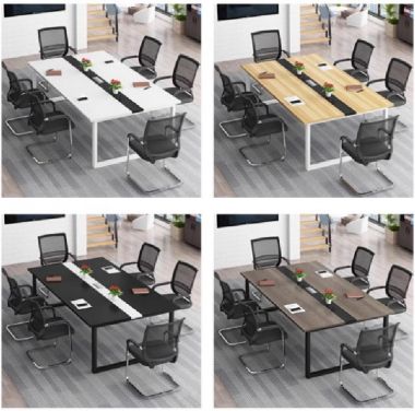 Bàn họp văn phòng chân sắt và sự bền bỉ theo thời gian-BHS 008