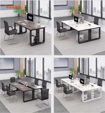 Đẳng cấp bàn họp chân sắt mặt gỗ cho văn phòng hiện đại-BHS 006