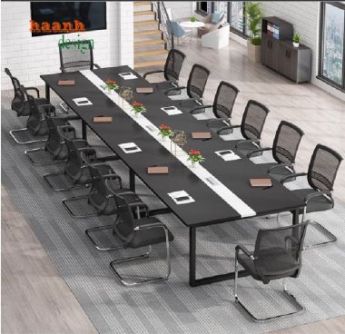 Bàn họp văn phòng chân sắt và sự bền bỉ theo thời gian-BHS 008