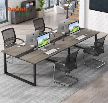 Bàn họp văn phòng chân sắt và sự bền bỉ theo thời gian-BHS 008