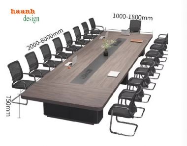 Đổi mới không gian làm việc với bàn họp gỗ văn phòng-PHH 009