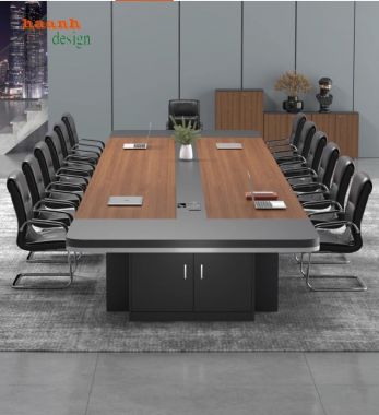 Mẫu bàn họp văn phòng đẹp bằng gỗ công nghiệp cao cấp-PHH 013
