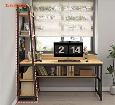 Mẫu Bàn Làm Việc Chân Sắt Mặt Gỗ Được Ưa Chuộng-BLS 010