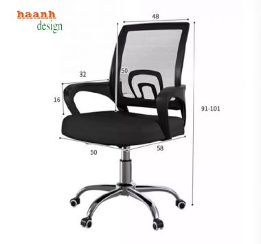 Tạo sự thoải mái với bàn làm việc chân sắt mặt gỗ-BLS 006