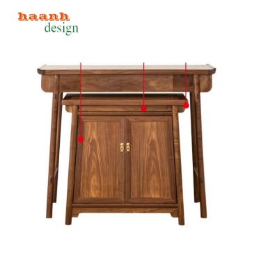 Khám phá ý nghĩa của bàn thờ phật gia tiên-BTP 004