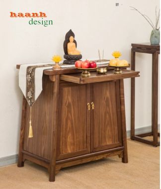 Khám phá ý nghĩa của bàn thờ phật gia tiên-BTP 004