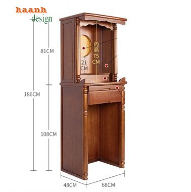 Khám Phá Sự Tinh Xảo Của Bàn Thờ Phật Gỗ Giả Cổ-BTP 006