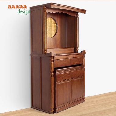 Khám Phá Sự Tinh Xảo Của Bàn Thờ Phật Gỗ Giả Cổ-BTP 006