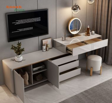 Bàn trang điểm gỗ công nghiệp hiện đại BTH001