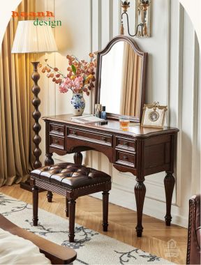 Bàn Trang Điểm Đẹp Phong Cách Cổ Điển Mỹ Sang Trọng-BTA 016