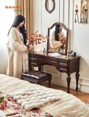 Bàn Trang Điểm Đẹp Phong Cách Cổ Điển Mỹ Sang Trọng-BTA 016