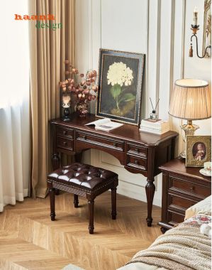Bàn Trang Điểm Đẹp Phong Cách Cổ Điển Mỹ Sang Trọng-BTA 016